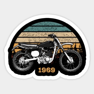 1969 Greeves Griffon 250 Vintage Motorcycle Design Sticker